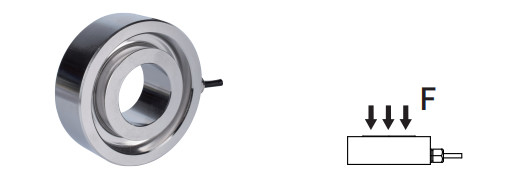 گواهینامه کامل سنسور نیروی مینیاتوری 1.5mV/V فولاد ضد زنگ 10-200kN